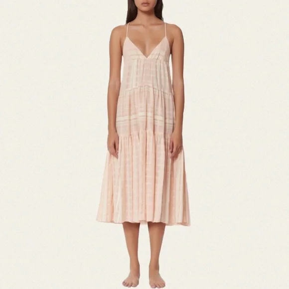 Mara Hoffman Better Cotton Tier Dress - Picture 2 of 6